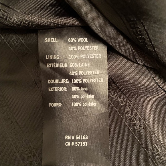 Karl Lagerfeld Paris Stand Collar Wool Blend Coat Size  XL - Picture 6 of 9